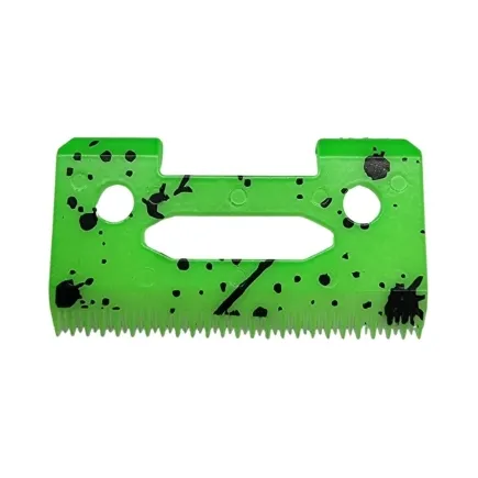 BarberBro. Stagger Tooth Ceramic Cutting Blade for Wahl Magic Clip - Neon Green