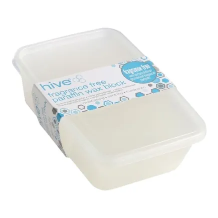Hive Of Beauty Fragrance Free Low Melt Paraffin Wax Block 450g
