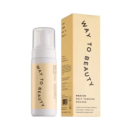 Way To Beauty Self Tanning Mousse Medium 150ml