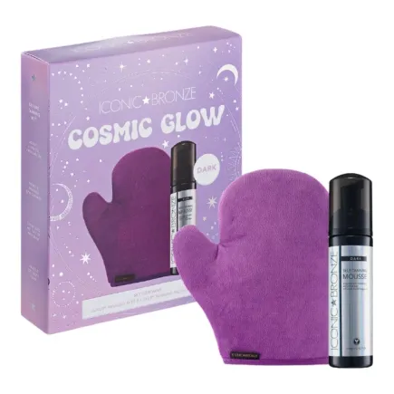 Iconic Bronze Cosmic Glow Tan Gift Set - Dark