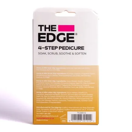 The Edge Honey Milk Pedicure - 4 Step Pedicure Kit