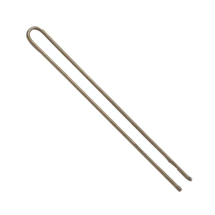 Sibel Straight Hair Pins 70mm Brown - 50 Pack