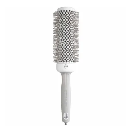Olivia Garden Expert Blowout Round Hair Brush Speed White & Grey 45mm