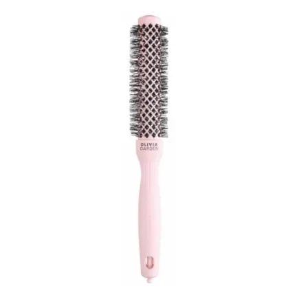 Olivia Garden Expert Blowout Round Hair Brush Speed Pastel Pink 25mm