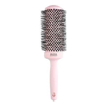 Olivia Garden Expert Blowout Round Hair Brush Speed Pastel Pink 55mm