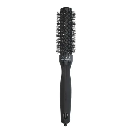 Olivia Garden Expert Blowout Round Hair Brush Speed Black Label 25mm
