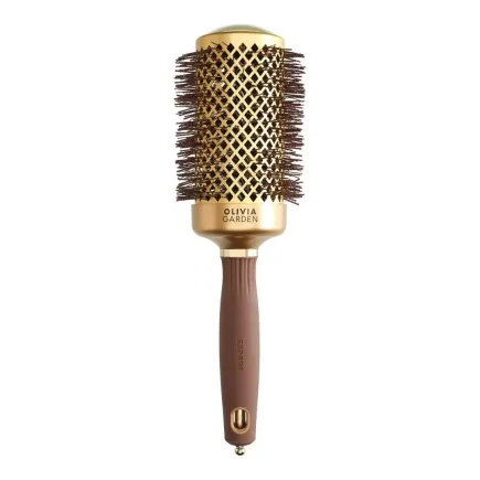 Olivia Garden Expert Blowout Round Hair Brush Speed Gold & Brown 55mm