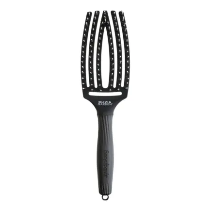 Olivia Garden Fingerbrush Boar & Nylon Black Medium
