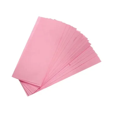 Agenda Paper Wax Strips Pink 100 Pack
