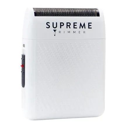 Supreme Trimmer Solo Single Foil Shaver - White