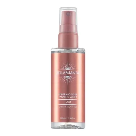 Bellamianta Fragrance Free Tanning Water Light 100ml