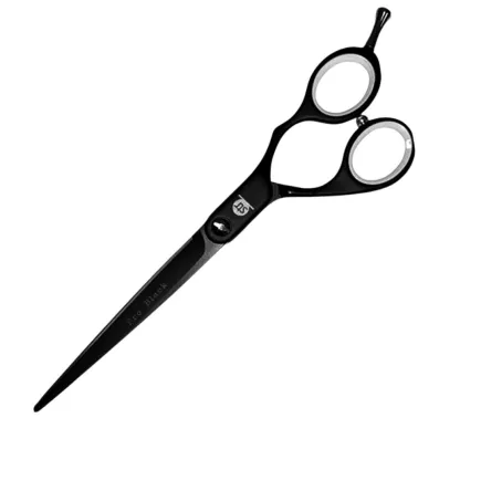 STR Pro Black Hair Cutting Scissors 6.5 inch