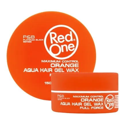 RedOne Hair Styling Aqua Hair Gel Wax Orange 150ml