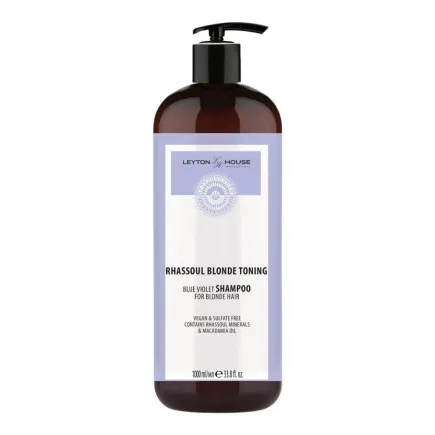 Leyton House Professional Rhassoul Blonde Toning Shampoo 1000ml
