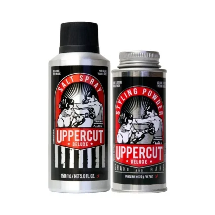 Uppercut Deluxe Salt Spray + Styling Powder Christmas Gift Set