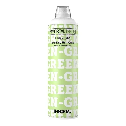 Immortal Infuse One Day Hair Color Spray Lime Green 200ml
