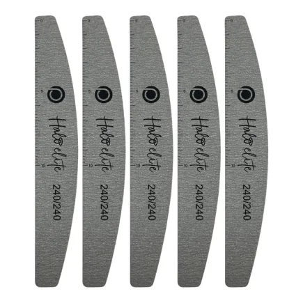 Halo Elite Half-Moon Zebra Files 240/240 - 5 Pack