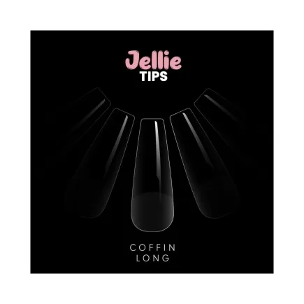 Halo Jellie Nail Tips Coffin (Long) - 120 Pack