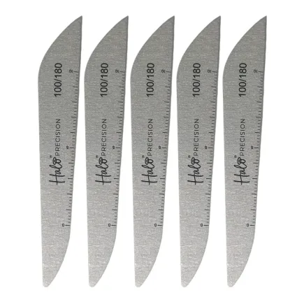 Halo Elite Precision Zebra Nail File 100/180 - 5 Pack