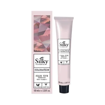 Silky Coloration Cream Permanent Hair Colour 4 Brown 100ml