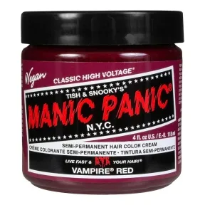 Manic Panic Classic High Voltage Semi Permanent Hair Colour Vampire Red 118ml
