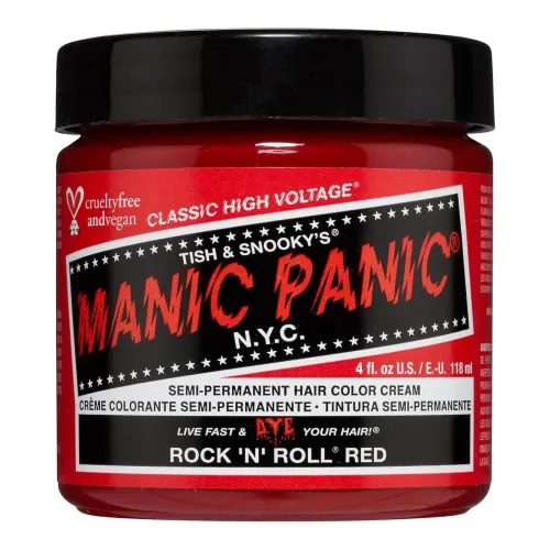 Manic Panic Classic High Voltage Semi Permanent Hair Colour Rock N Roll Red 236ml