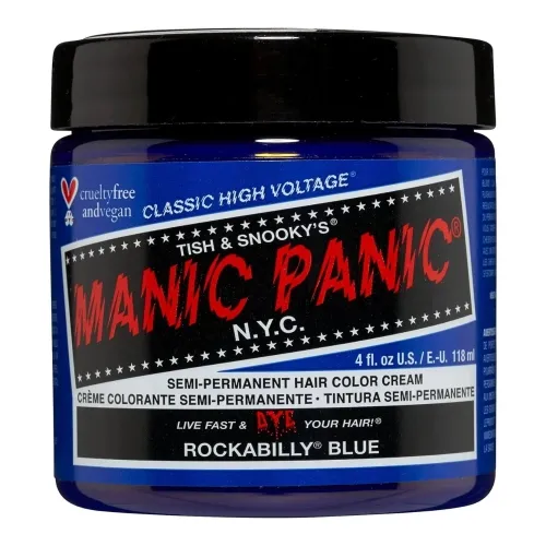 Manic Panic Classic High Voltage Semi Permanent Hair Colour Rockabilly Blue 236ml