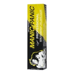 Manic Panic Professional Gel Semi-Permanent Hair Colour Solar Yellow 90ml