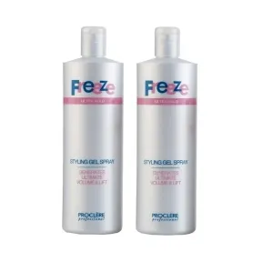Proclere Freeze Hair Spray Gel Twin Pack 500ml