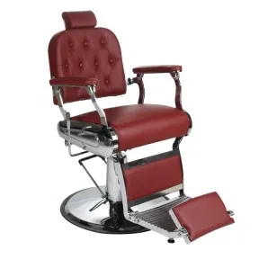 Salon Fit Empire Barber Chair Red