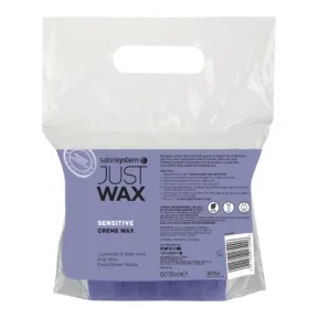 Just Wax Sensitive Cream Wax Roller Wax 6 x 100ml