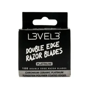L3VEL3 Double-Edge Razor Blades 100 Pack