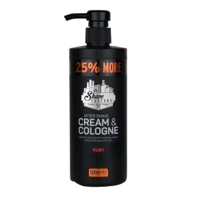 The Shave Factory Aftershave Cream & Cologne Ruby 500ml