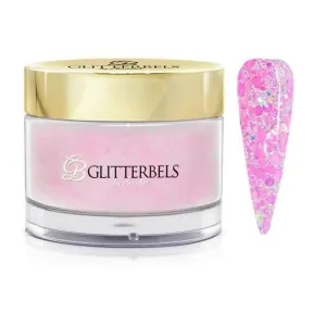 Glitterbels Pre Mixed Glitter Acrylic Powder - Barbies Heart 28g