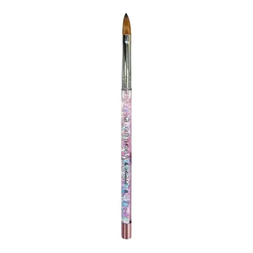 Glitterbels Pinched Pastel Glitter Acrylic Brush