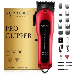 Supreme Trimmer Pro Clipper - Red