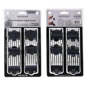 Supreme Trimmer Magnetic Guards For Clippers - Black