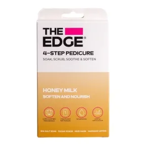 The Edge Honey Milk Pedicure - 4 Step Pedicure Kit