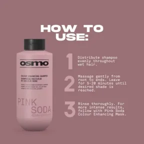 Osmo Pink Soda Colour Enhancing Shampoo 1000ml