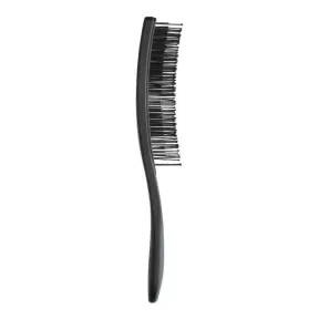 Olivia Garden Essential Style Blend Medium Hair Memory Flex Bristles Brush Black