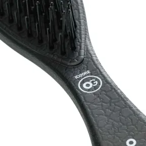 Olivia Garden Essential Style Blend Medium Hair Memory Flex Bristles Brush Black