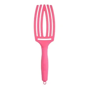 Olivia Garden Fingerbrush Boar & Nylon Hot Pink Medium