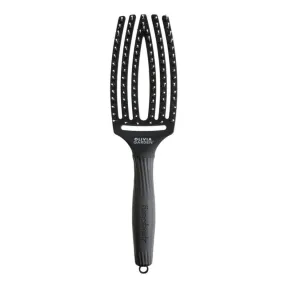 Olivia Garden Fingerbrush Boar & Nylon Black Medium