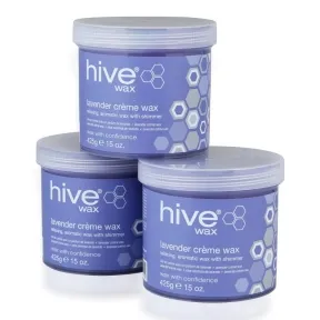 Hive Of Beauty Lavender Shimmer Creme Wax - 3 for 2 Pack