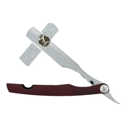 Irving Barber Company Chrome / Brandy Razor