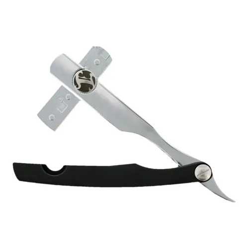 Irving Barber Company Chrome / Black Razor