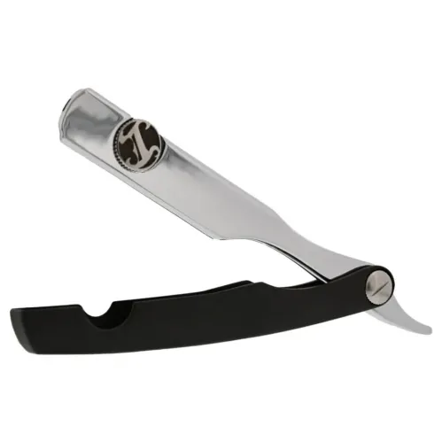 Irving Barber Company Chrome / Black Razor
