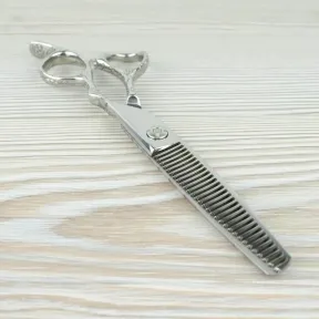 Matakki The Classic Flower Professional Hair Thinning Scissors 6 inch
