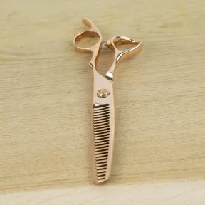 Matakki Ikon Rose Gold Professional Hair Thinning Scissors 6 inch