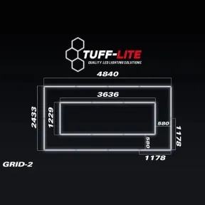 TUFF-LITE Grid LED Lighting - GRID2 Kit